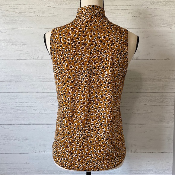 mts Leopard Tank Top Yellow Sz Small - Picture 9 of 9